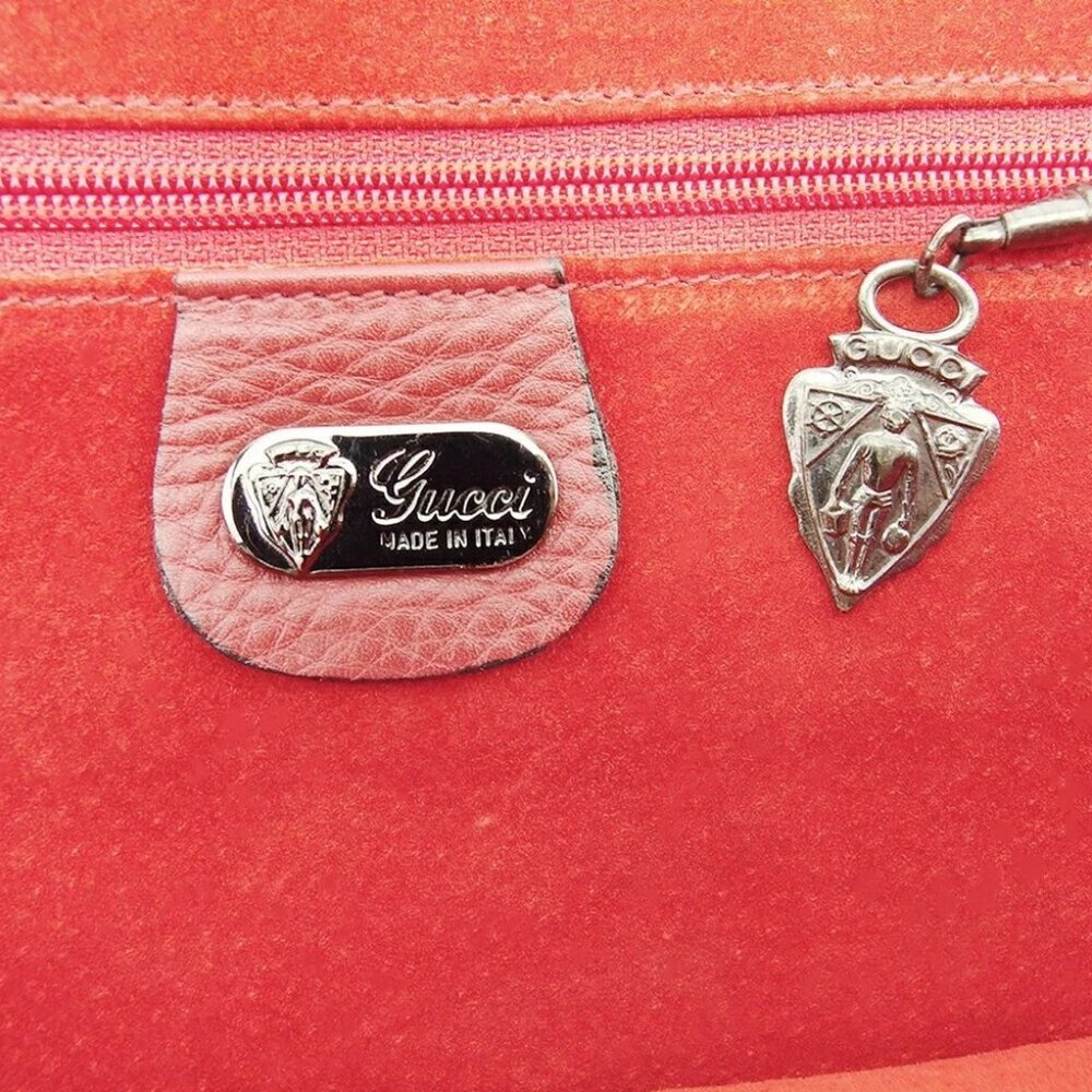 GUCCI Shoulder Bag Red brown Women Authentic secondhand - Picture 7 of 8